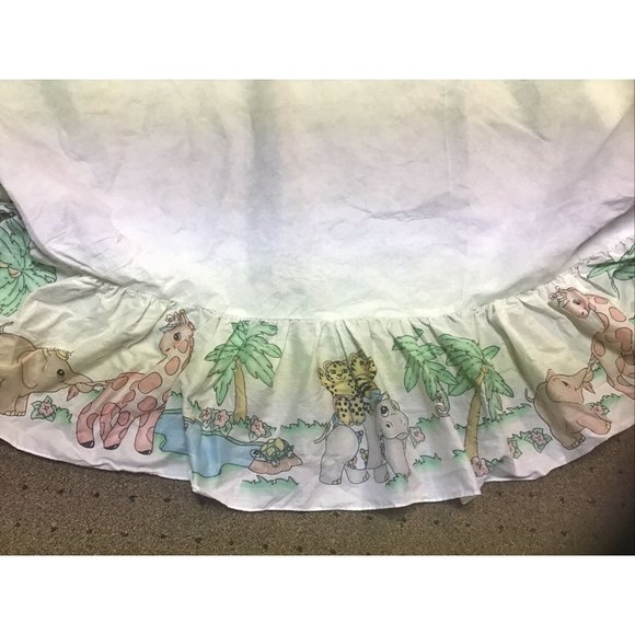 Red Calliope Other Vtg 992 Little Bedding Red Calliope Crib Ruffle